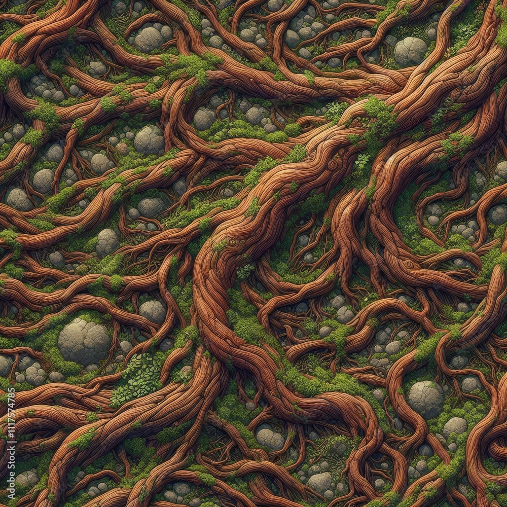 texture with an organic pattern reminiscent of the interweaving of tree roots and moss
texture with an organic pattern reminiscent of the interweaving of tree roots and moss
