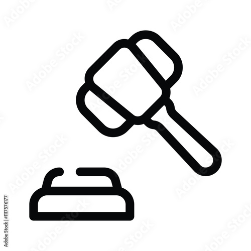 Get this amazing icon of auction in modern style