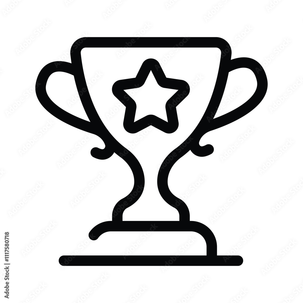 A trophy, symbolizing achievement and business success A trophy, symbolizing achievement and business success