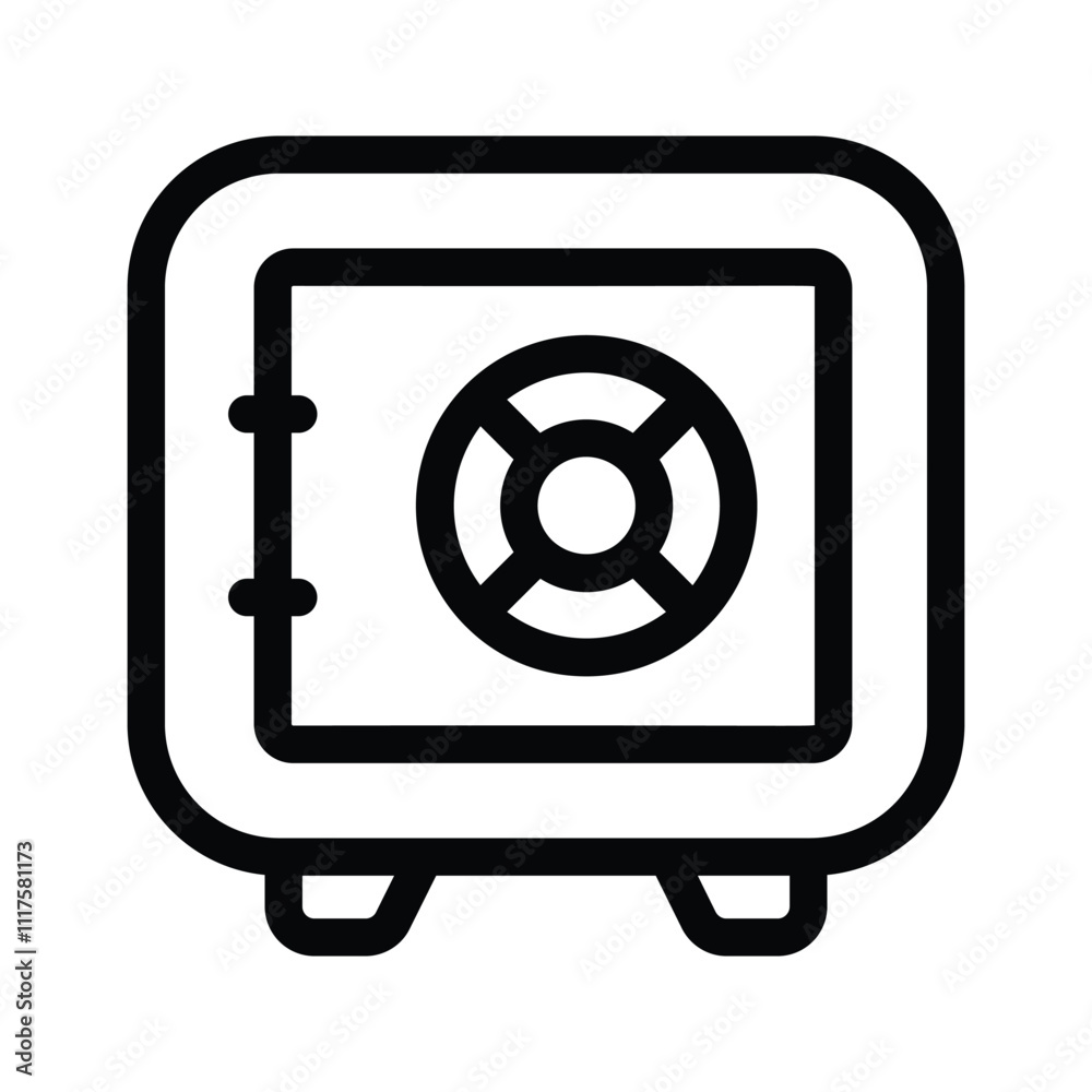 A safe, symbolizing protection of financial assets or valuables A safe, symbolizing protection of financial assets or valuables