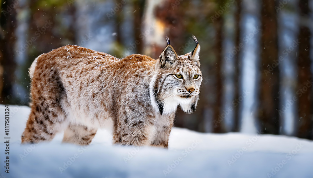 Lynx in a Winter Wonderland: A Symbol of Conservation Lynx in a Winter Wonderland: A Symbol of Conservation