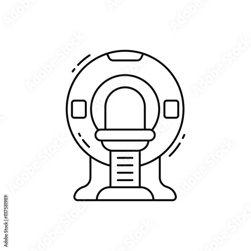 MRI vector icon