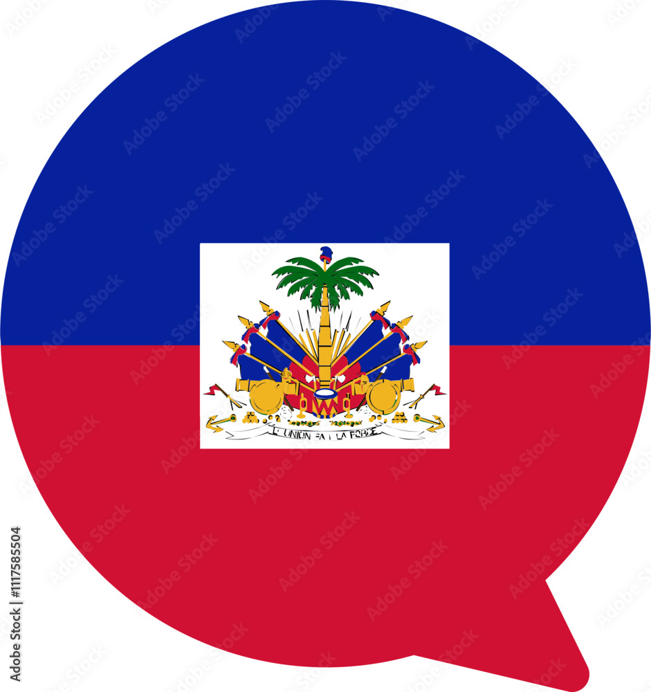 Haiti Falg on Chat Icon Haiti Falg on Chat Icon