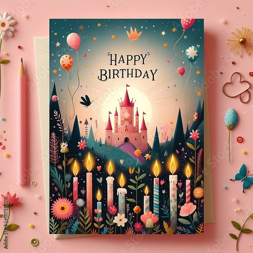 Editable Birthday Card Design