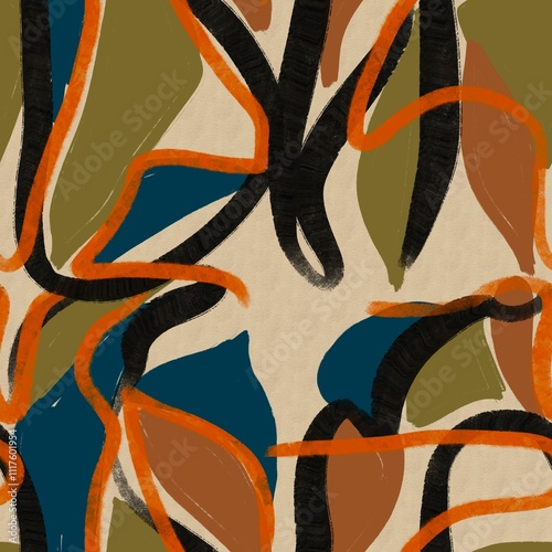 Pattern seamless print fashion textile design tropical floral flower stripe geometric abstract