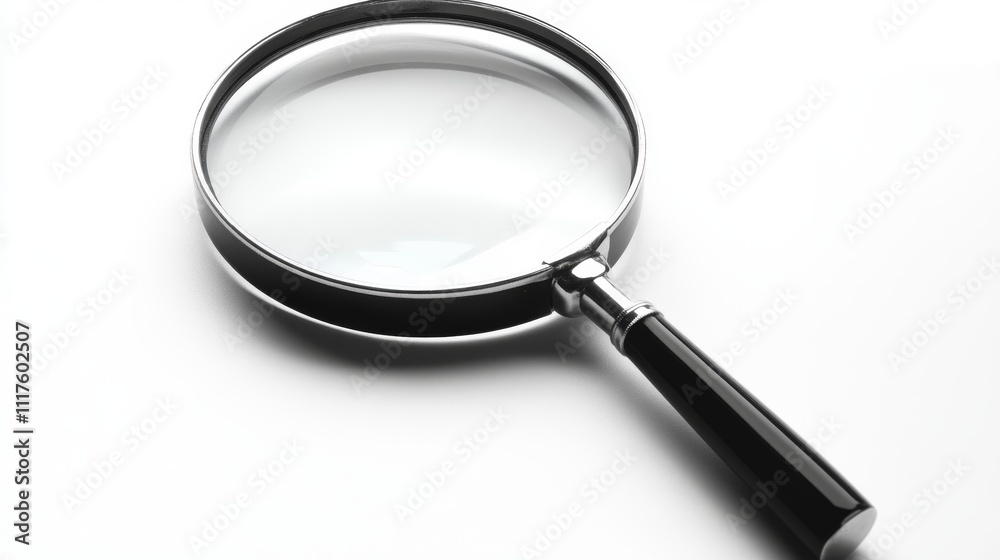 A magnifying glass icon, designed in a simple style. It's meant to represent searching and finding information, a common concept in business. A magnifying glass icon, designed in a simple style. It's meant to represent searching and finding information, a common concept in business.