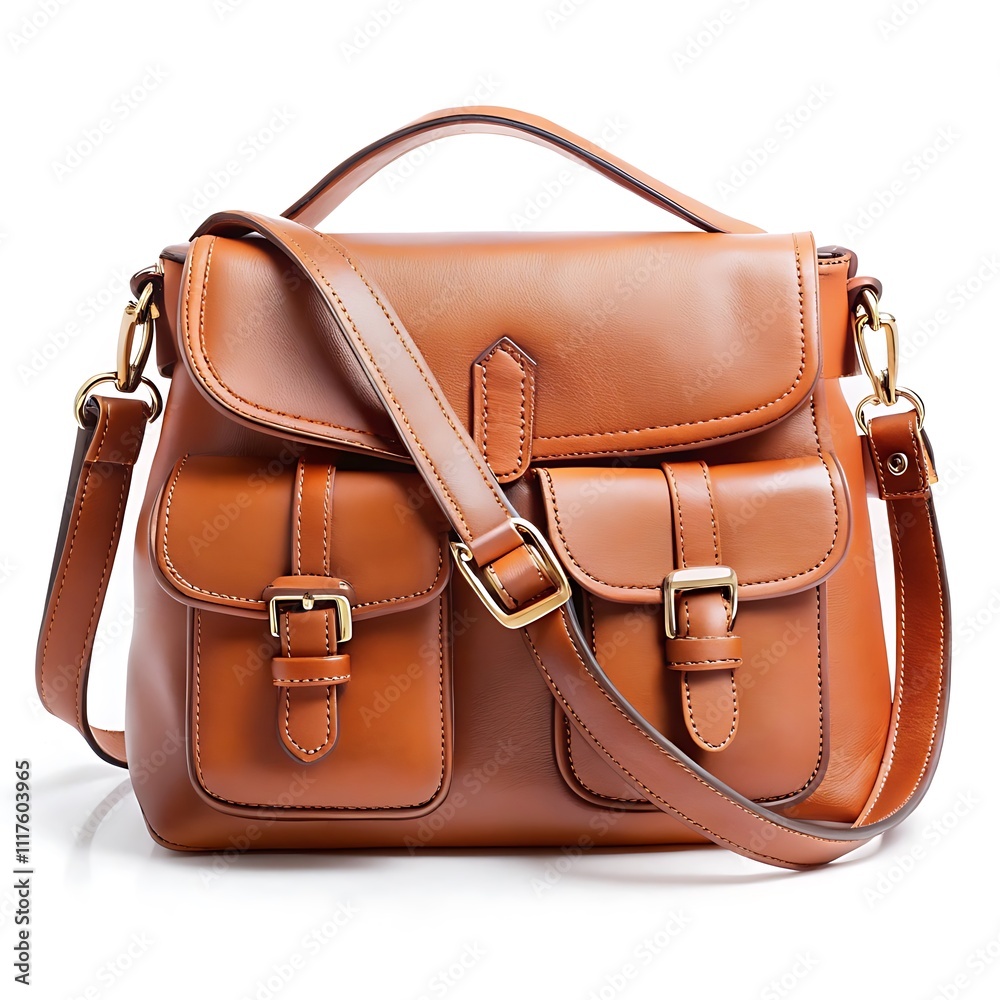 Women's Crossbody Handbag on White Background Women's Crossbody Handbag on White Background
