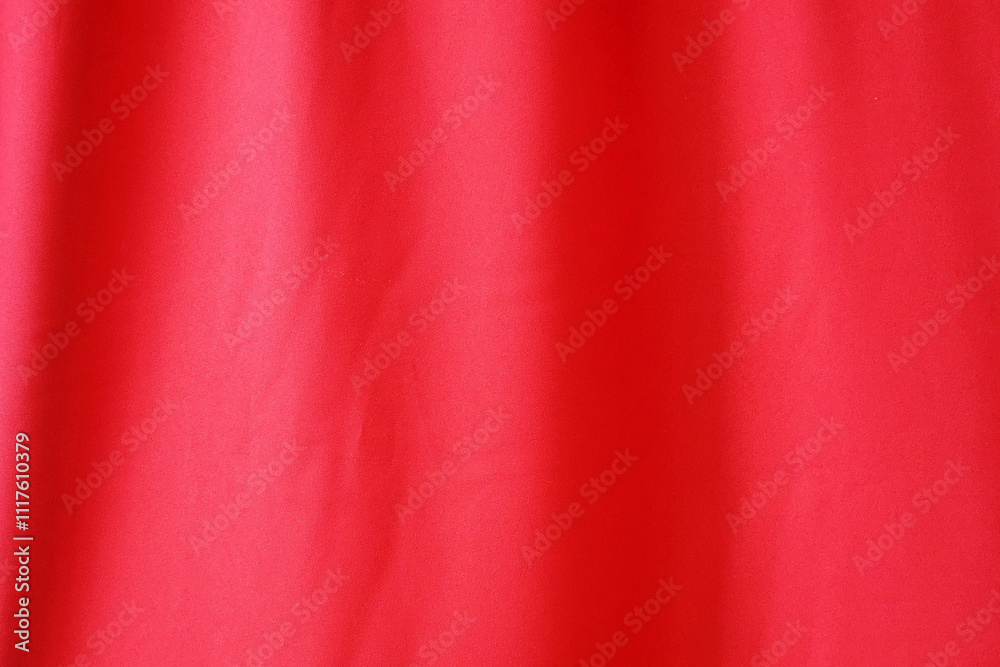Close up Red Curtain Background. Close up Red Curtain Background.