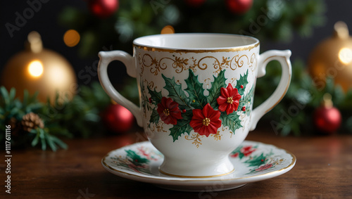 Tea Cup and mug for chirstmas 