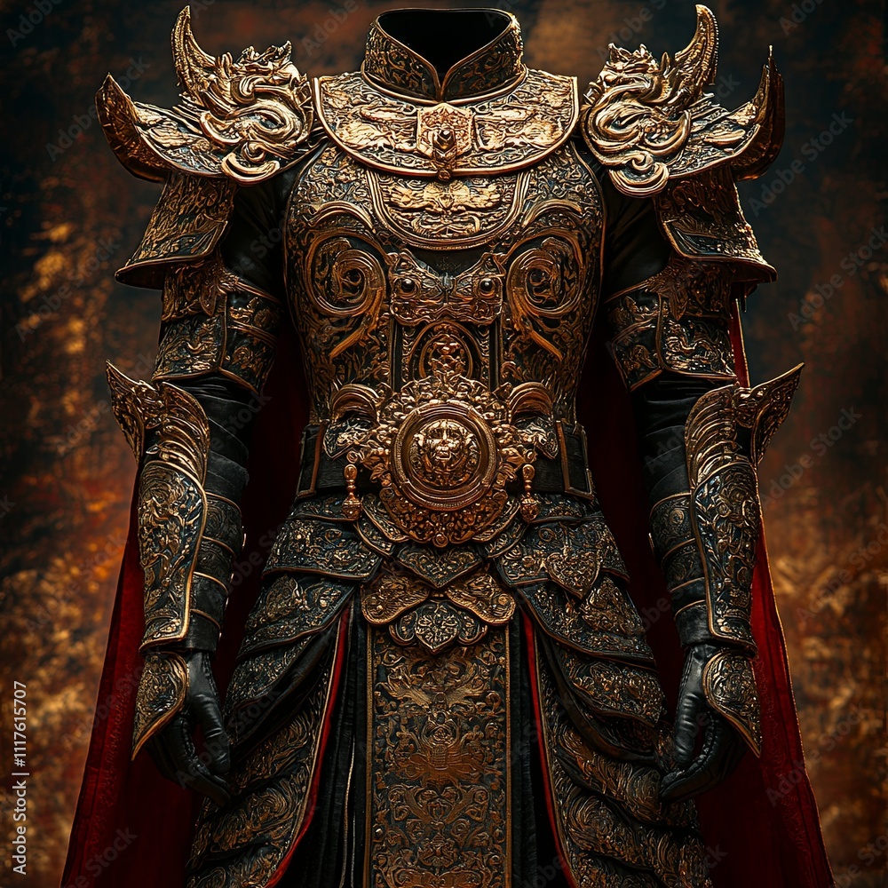 Detailed Ornate Armor and Garments Design Detailed Ornate Armor and Garments Design