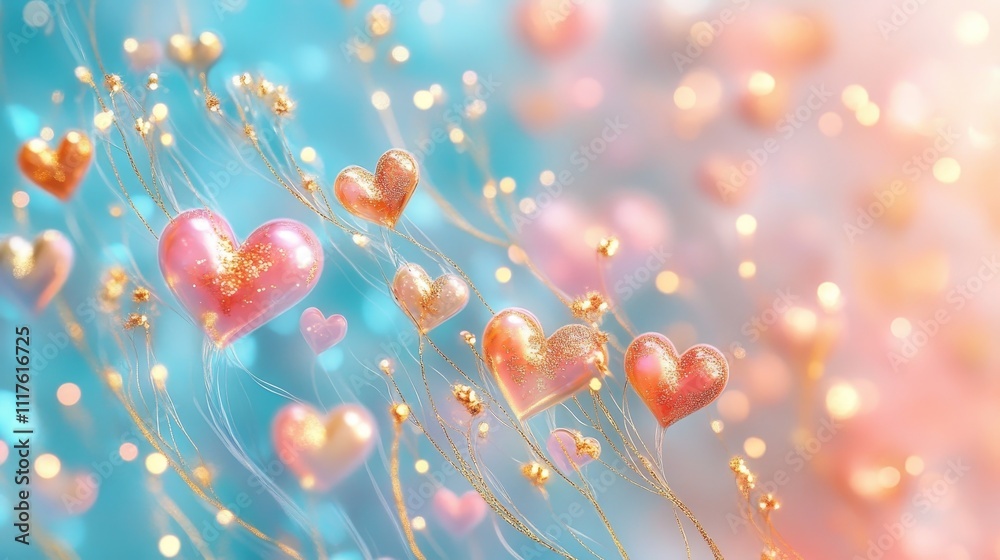 valentine day background, illustration of pastel colors valentine day background, illustration of pastel colors