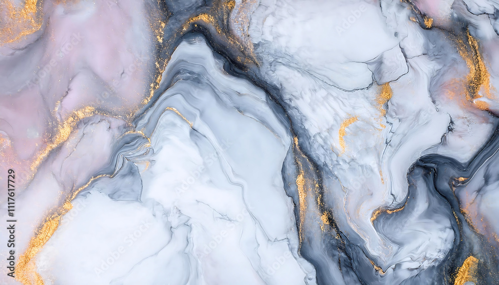 Elegant Abstract Marble Texture with Gold Accents Elegant Abstract Marble Texture with Gold Accents