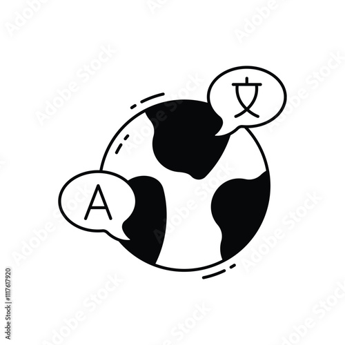 Translator vector icon