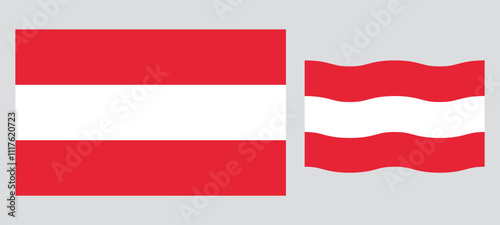 National flag of Austria. Austria patriotic symbol with official colors. perfect design for web or mobile app. Free Download National flag of Austria. Austria patriotic symbol with official colors. perfect design for web or mobile app. - GFXLoad