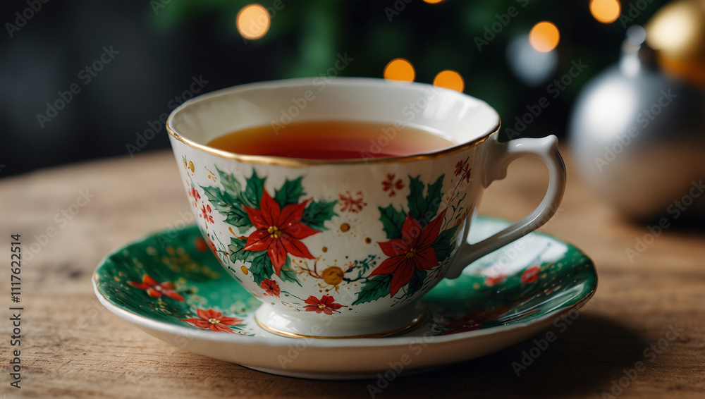 Fototapeta premium Tea Cup and mug for chirstmas 