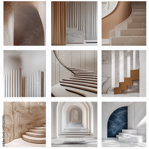 a 3x3 grid of instagram screenshot inculdes 9 post of interioe design with great taste 
