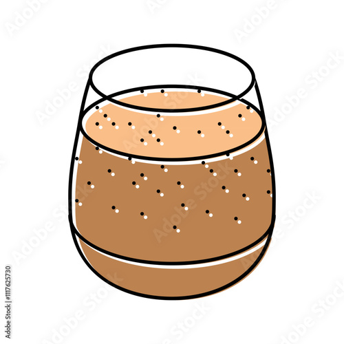 masala chai indian cuisine color icon vector. masala chai indian cuisine sign. isolated symbol illustration