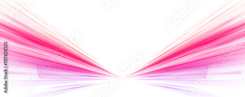 Neon stripes in the form of drill, turns and swirl. Abstract high-speed motion with long exposure and neon light painting, featuring glittering fire flare traces, optic fiber twists. Vector PNG.	