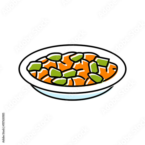 mango lassi indian cuisine color icon vector. mango lassi indian cuisine sign. isolated symbol illustration