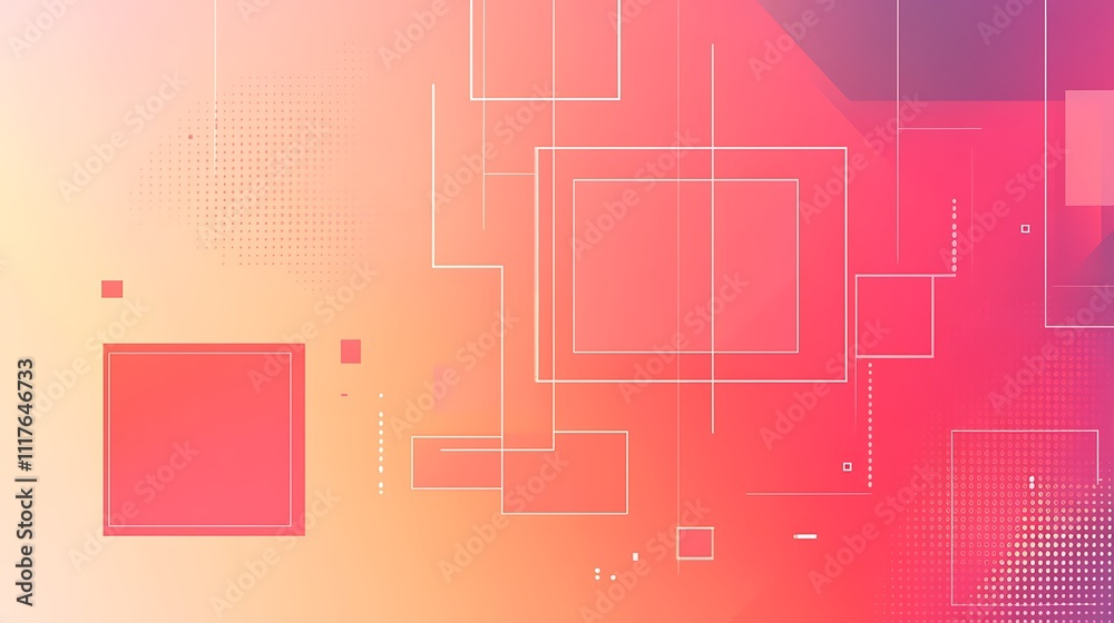 A modern background with squares A modern background with squares