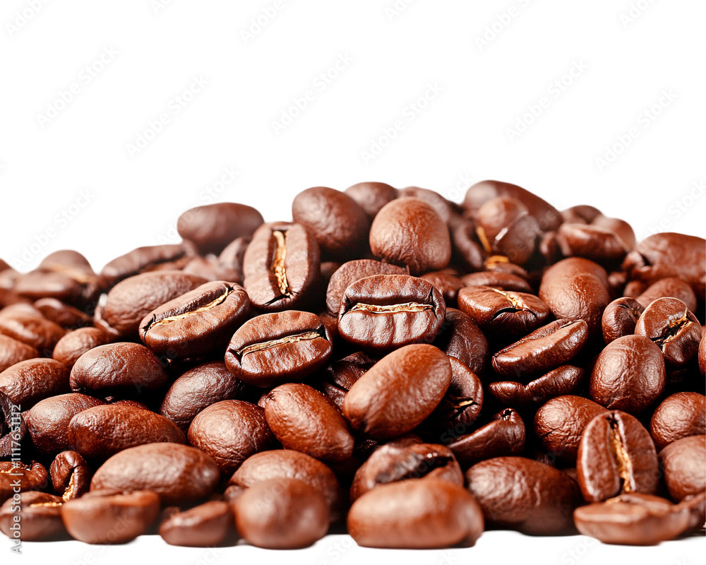 Naklejka premium a pile of coffee beans