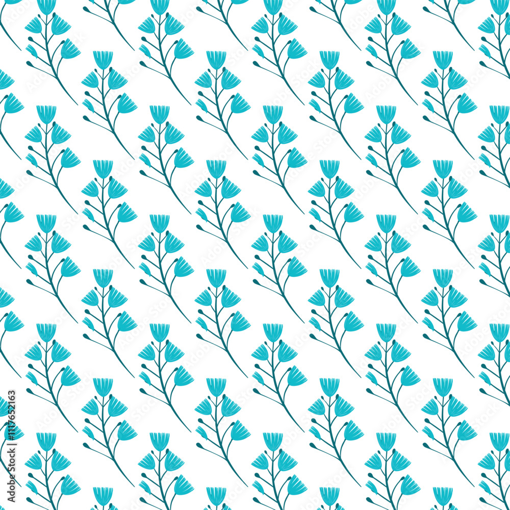 Fototapeta premium seamless floral pattern with flowers