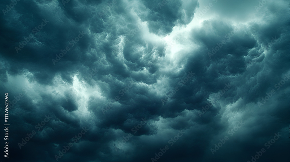 Dramatic Dark Storm Cloudscape: Nature's Fury Dramatic Dark Storm Cloudscape: Nature's Fury