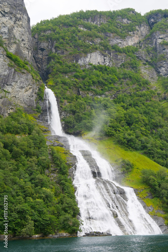 Geirangerfjord, Wasserfall Freier photo