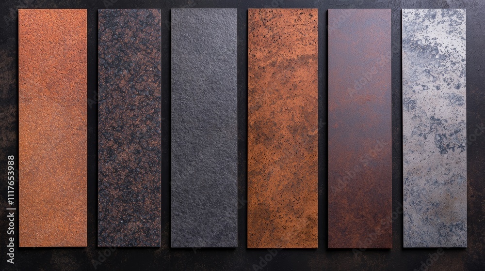 Fototapeta premium Rustic Elegance, A Collection of Textured Surfaces