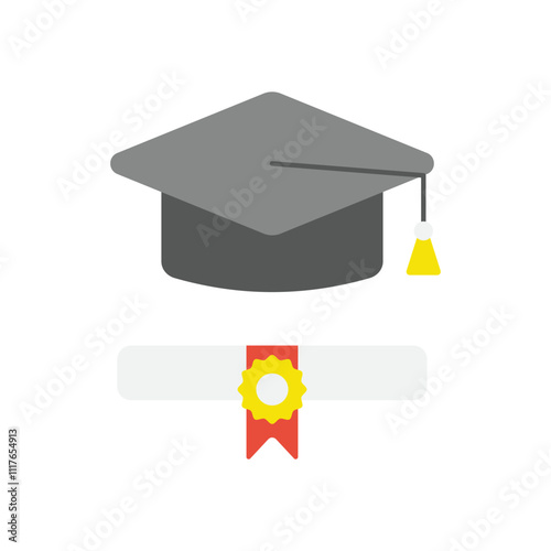 Master Degree vector icon