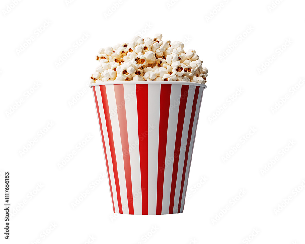 a bucket of popcorn