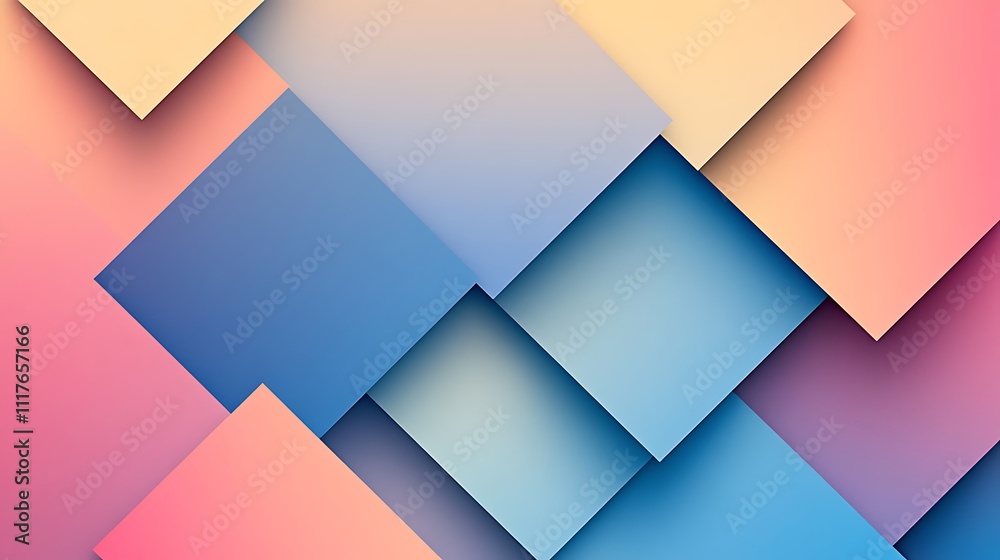 A modern background with squares