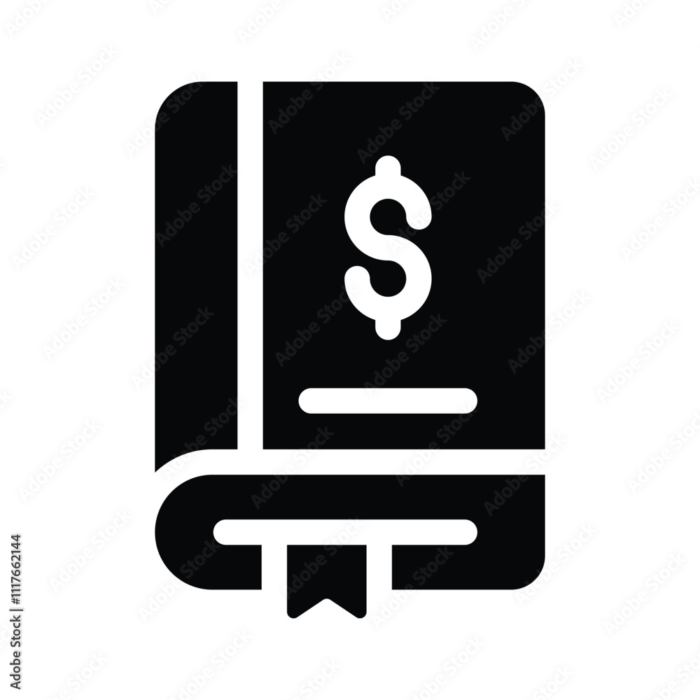 A ledger icon, symbolizing bookkeeping or financial records A ledger icon, symbolizing bookkeeping or financial records