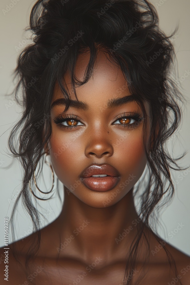 Portrait of a woman. Portrait of a woman.