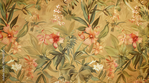 Wallpaper Mural image on fabric background Torontodigital.ca