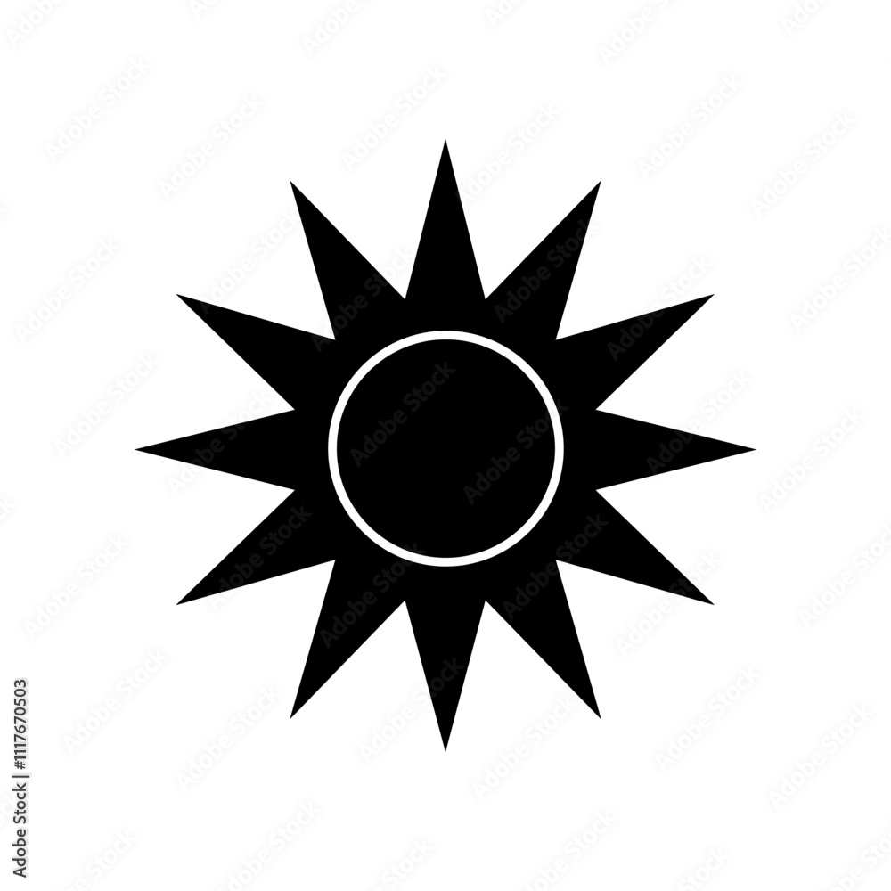 Sun vector icon. Summer illustration sign. hot symbol or logo. Sun vector icon. Summer illustration sign. hot symbol or logo.