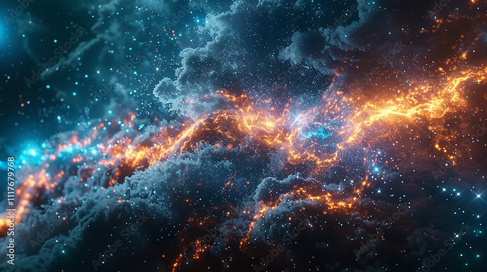 Abstract technology background digital lightning. Abstract technology background digital lightning.