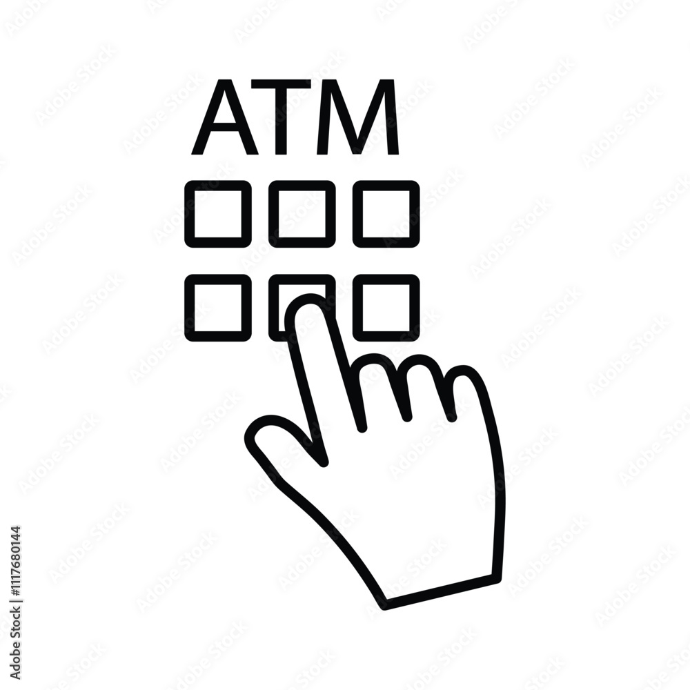atm icon vector. Money from atm vector icon atm icon vector. Money from atm vector icon