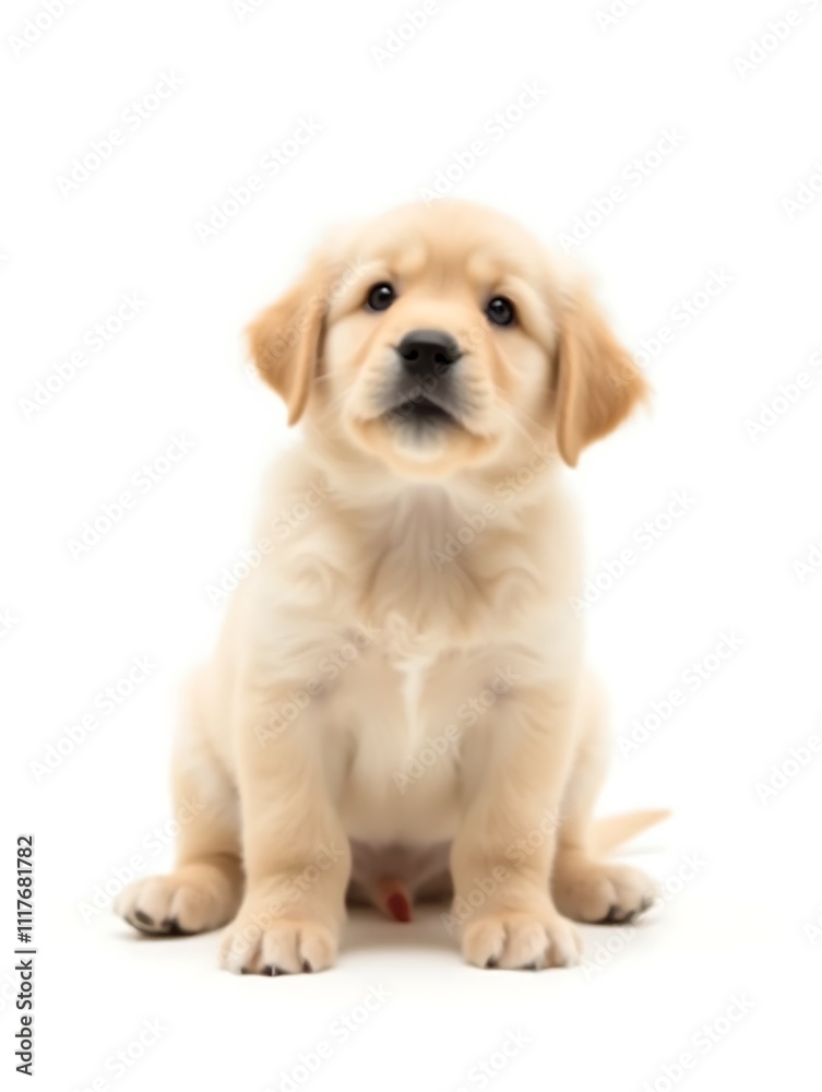 golden retriever puppy isolated on white golden retriever puppy isolated on white