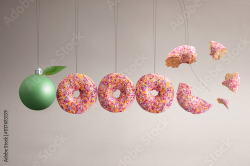 Christmas diet concept, hea...