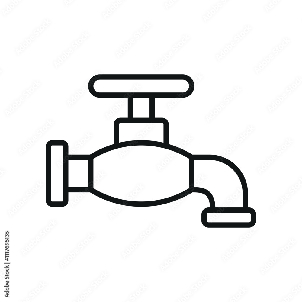 Faucet icon designed with a clean and modern concept, perfect for elevating your digital designs Faucet icon designed with a clean and modern concept, perfect for elevating your digital designs