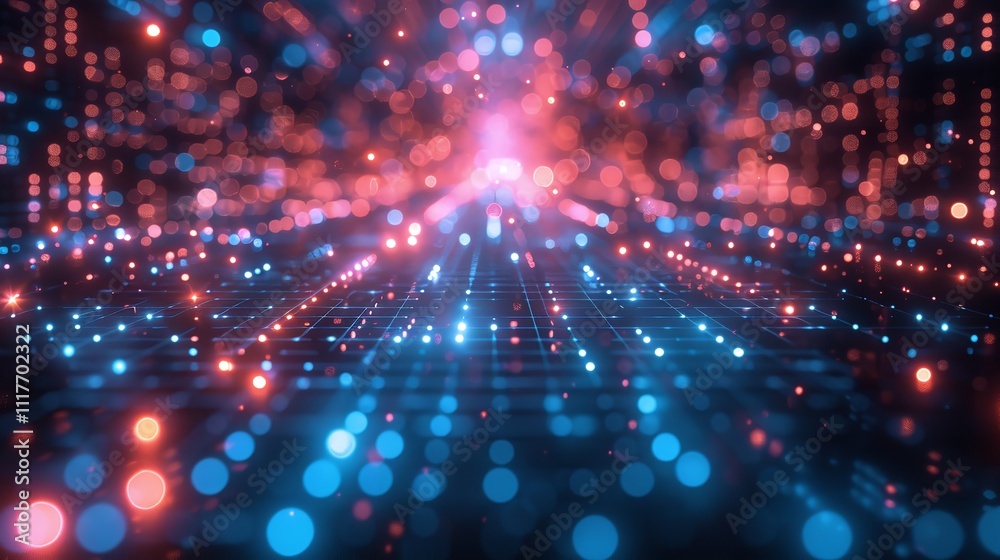 Abstract technology background with light digital effect. Abstract technology background with light digital effect.