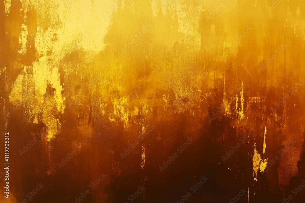 Abstract gold background featuring a gleaming golden texture with ample copy space. Lustrous yellow surface ideal for design projects and web banners.