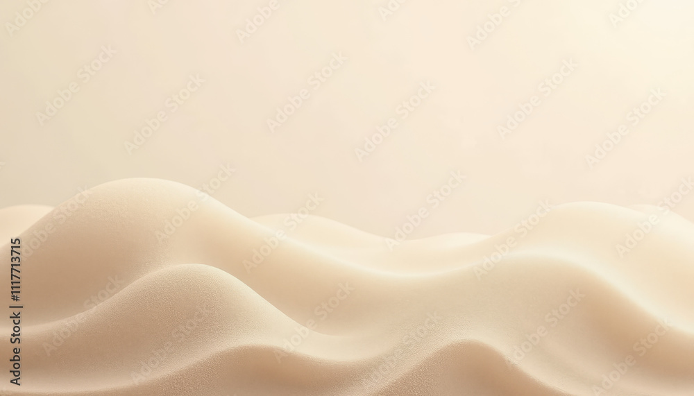 Textured sand dunes background, styled with a beachy vibe, smooth and soft curves, perfect for minimalistic designs
