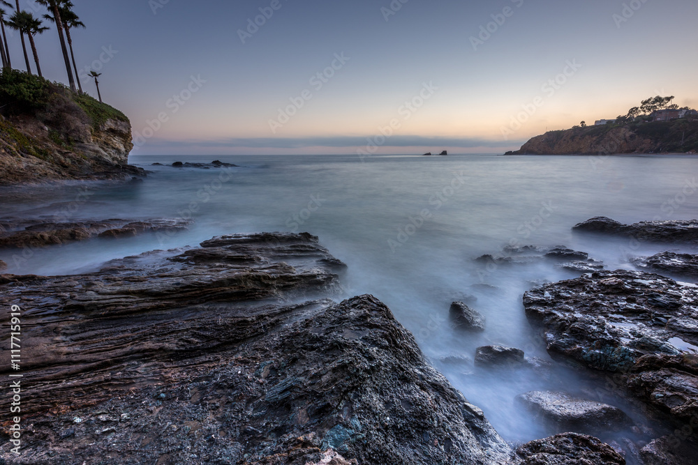 Twilight at Crescent Bay Beach