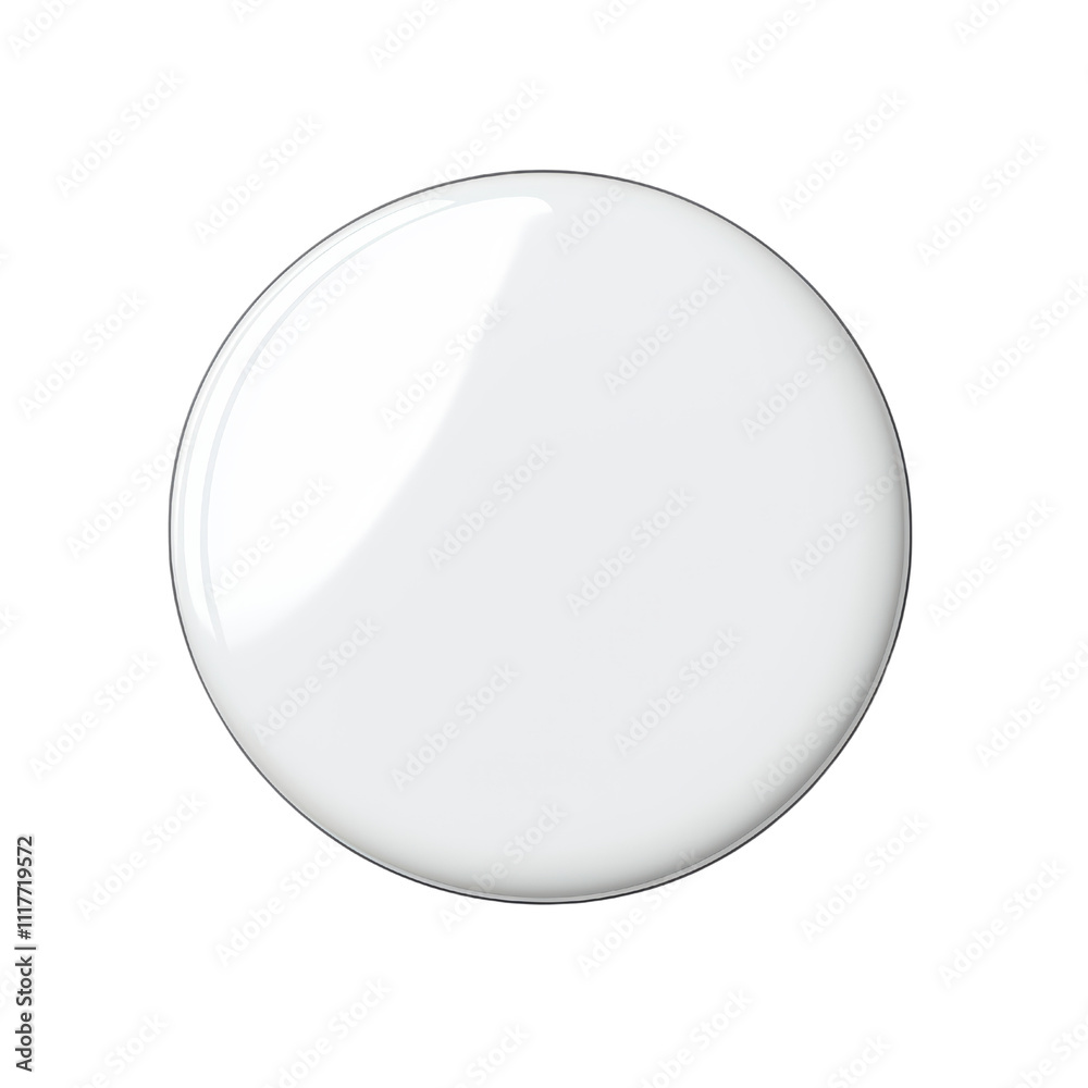 Glossy white paint on circular surface, ideal for design projects and home decor. Perfect for creating clean and modern aesthetic. isolated on transparent background Glossy white paint on circular surface, ideal for design projects and home decor. Perfect for creating clean and modern aesthetic. isolated on transparent background