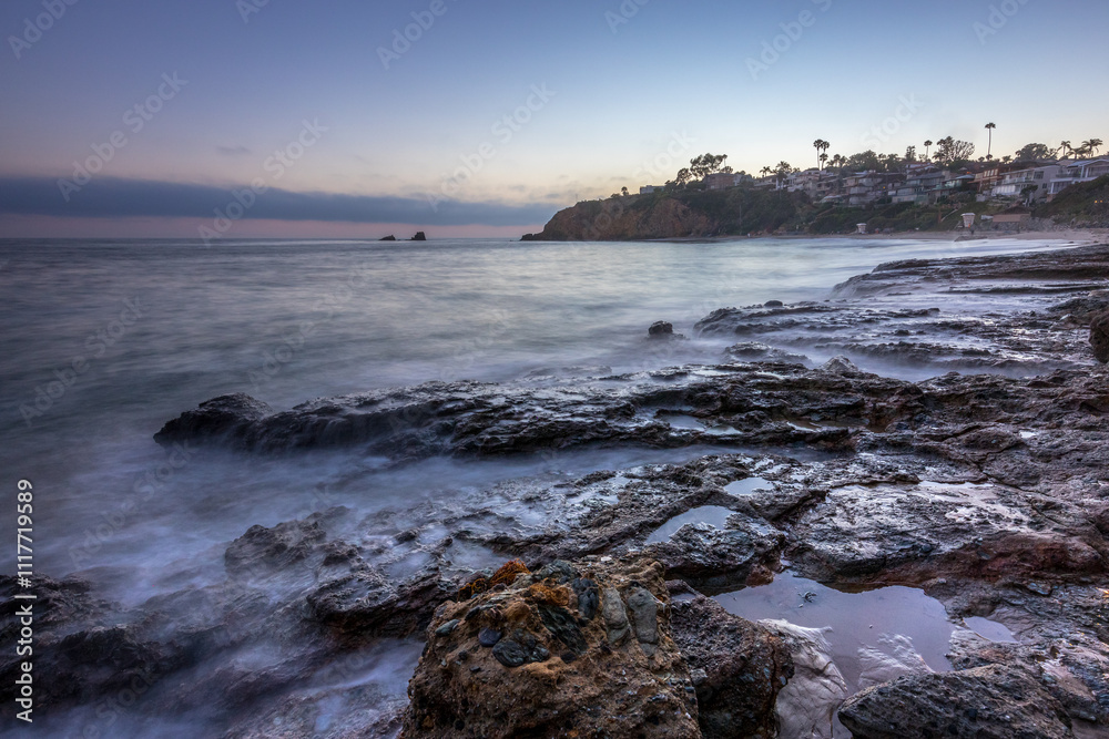 Twilight at Crescent Bay Beach