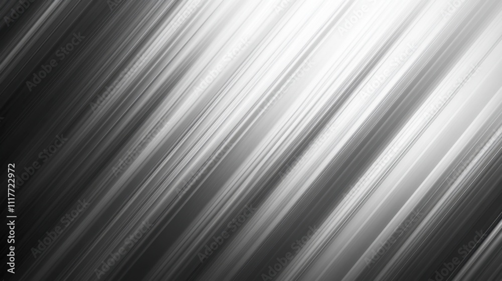 Obraz premium Abstract grayscale diagonal lines background, modern design texture.