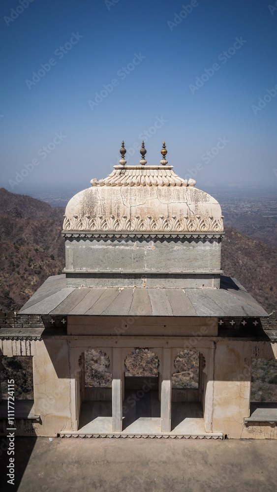 The architecture of Kumbhalgarh Fort in Rajasthan, India The architecture of Kumbhalgarh Fort in Rajasthan, India