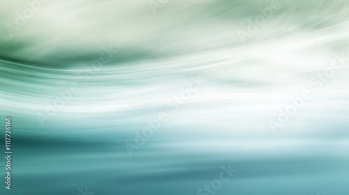 Serene Teal Abstract Background Soft, flowing teal and white gradient. Ideal for websites, presentations, and design projects.